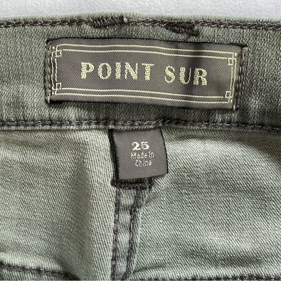 J. CREW Point Sur Hightower Skinny Jean w/Ankle Zippers Smoke Wash Size 25 (EUC) - Picture 6 of 12